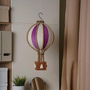 Декоративный воздушный шар MyMongolfier, пурпурный, 25 см